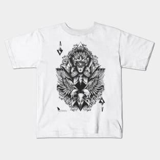 Jester Of Diamonds Kids T-Shirt